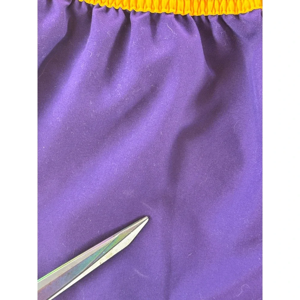 ProEdge LSU Tigers Board Shorts Mens 2XL Purple Gold Swim Trunks NCAA Basketball